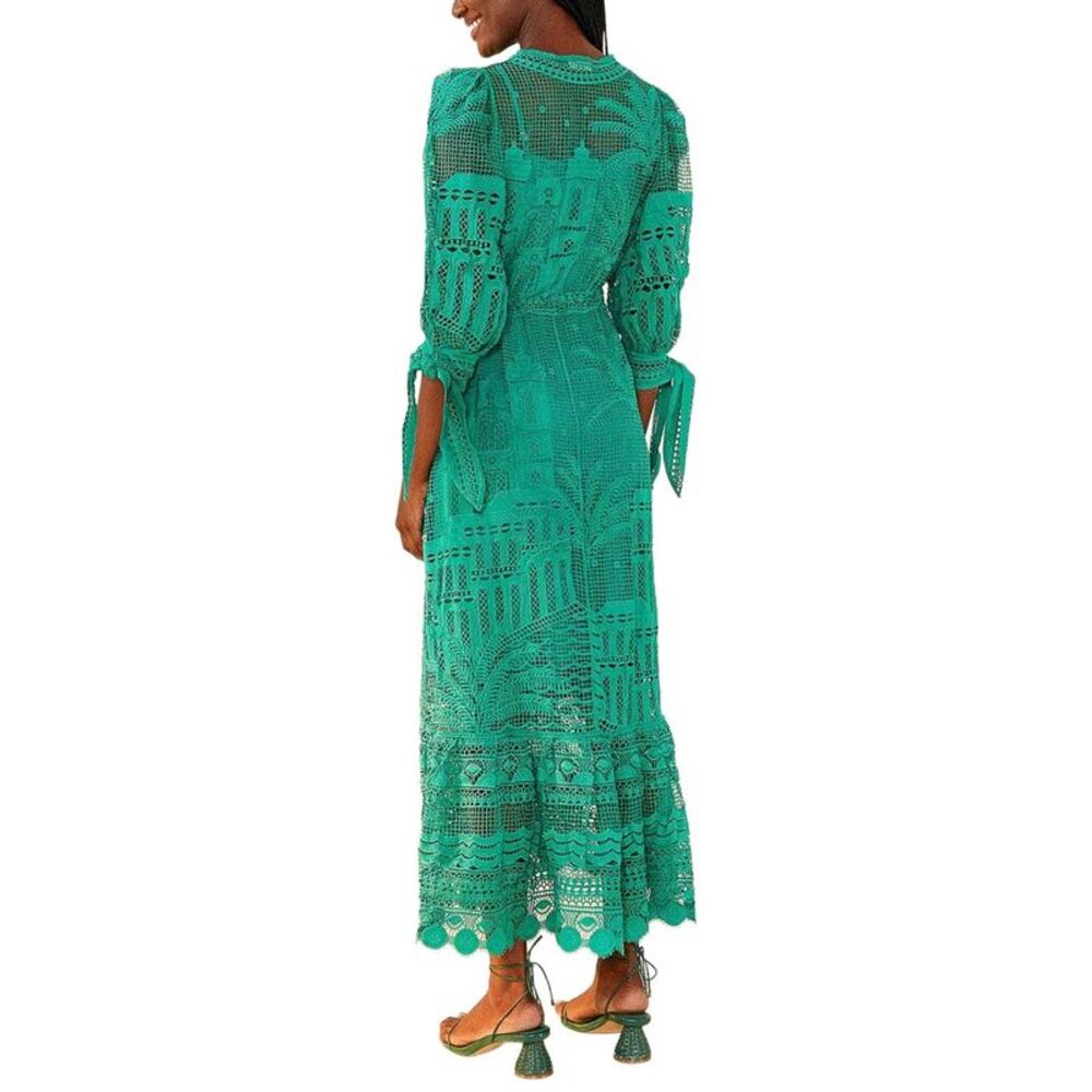 Farm Rio Womens  Morada Boa Guipire Dress - Picture 2 of 3